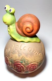 Záhradná keramika (Záhradná keramika slimák)