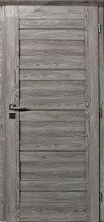 Interiérové dvere Imperio Door Evia 3-plné dub šedý Šírka: 70 cm, Otváranie: Pravé