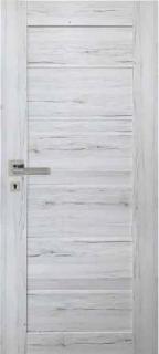 Set Interiérové dvere a zárubňa PerfectDoor Fresno 3 Dub snežný Šírka: 60 cm, Otváranie: Ľavé