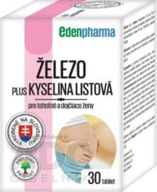 EDENPharma ŽELEZO PLUS KYSELINA LISTOVÁ