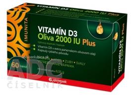 Glenmark VITAMÍN D3 Oliva 2000 IU Plus