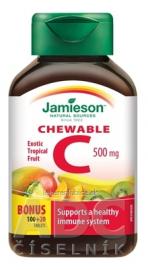 JAMIESON VITAMÍN C 500 mg tropické ovocie