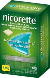 Nicorette Classic Gum 4 mg