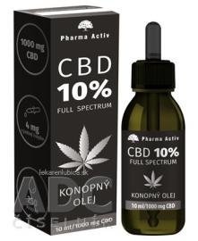 Pharma Activ CBD 10% Full Spectrum KONOPNÝ OLEJ