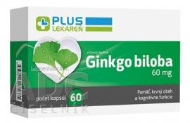 PLUS LEKÁREŇ Ginkgo biloba 60 mg