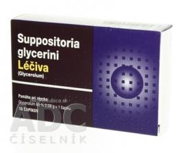 Suppositoria glycerini Léčiva