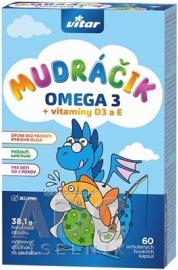 VITAR MUDRÁČIK OMEGA 3 + vitamíny D3 a E