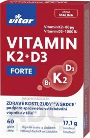 VITAR VITAMIN K2 + D3 FORTE