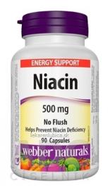 Webber Naturals Niacin 500 mg (nealergický)