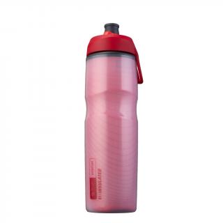 BlenderBottle plastová fľaša na vodu Hallex insulated Red 710 ml