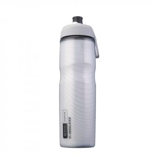 BlenderBottle plastová fľaša na vodu Hallex insulated White 710 ml