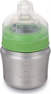 Detská nerezová fľaša Klean Kanteen Baby Bottle w/Slow 148 ml