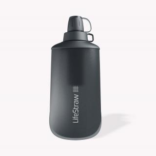 Hydrovak LifeStraw Peak Squeeze Bottle - grey 650 ml