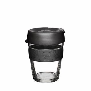 KeepCup sklenený termohrnček Brew Black M 340 ml