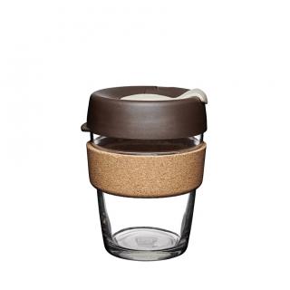 KeepCup sklenený termohrnček Brew LE Cork Almond M 340 ml