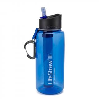 LifeStraw plastová filtračná fľaša Go 2-Stage Blue 1000 ml