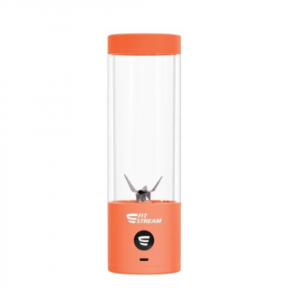 Mixér FitStream Pro, prenosný, USB nabíjateľný - Neon Orange 475 ml