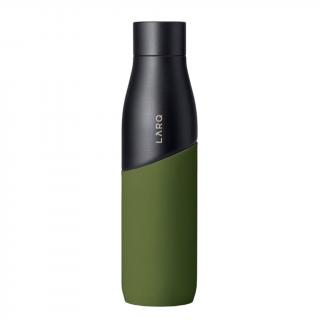 Nerezová samočistiaca fľaša LARQ Movement Black / Pine 950 ml|mybottle.sk