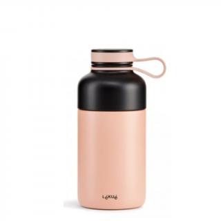 Nerezová termofľaša s infuzérom Lékué Insulated Bottle To Go - lososová 300 ml