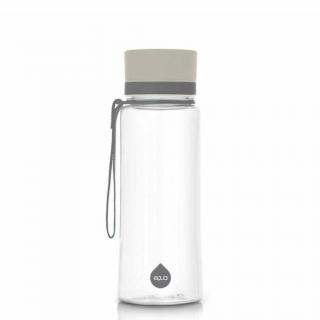 Plastová fľaša do školy s uzáverom EQUA - Plain Grey 600 ml