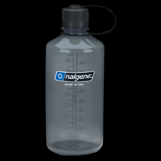 Plastová fľaša Nalgene - Narrow-Mouth Sustain Gray - 1000 ml