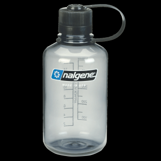 Plastová fľaša Nalgene - Narrow Mouth Sustain Gray - 500 ml