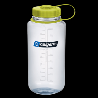 Plastová fľaša Nalgene - Wide Mouth Sustain Clear - 1000 ml