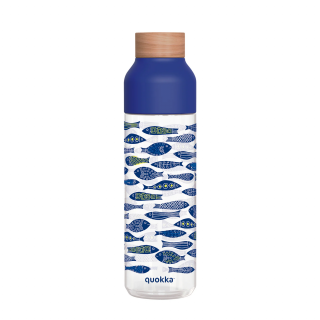 Plastová fľaša QUOKKA Tritan Ice - Sea Fish 840 ml