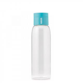 Plastová fľaša s počítadlom plnenia JOSEPH JOSEPH Dot - tyrkysová 600 ml |mybottle.sk