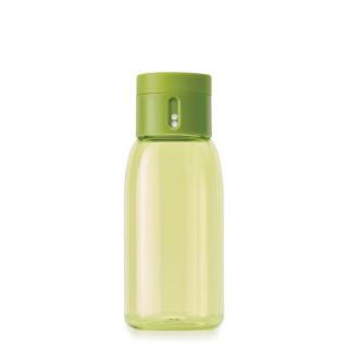 Plastová fľaša s počítadlom plnenia JOSEPH JOSEPH dot - zelená 400 ml|mybottle.sk