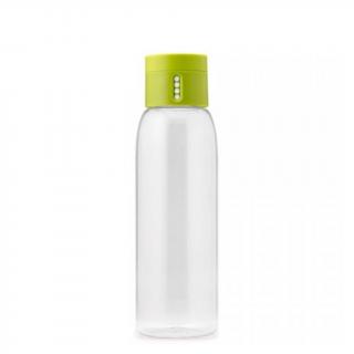 Plastová fľaša s počítadlom plnenia JOSEPH JOSEPH Dot - zelená 600 ml|mybottle.sk
