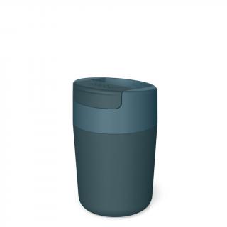 Plastový cestovný hrnček s hygienickým uzáverom JOSEPH JOSEPH Sipp travel mug - modrý 340ml|mybottle.sk