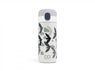 Termohrnček MonBento Pop Graphic Birds - béžová 360 ml