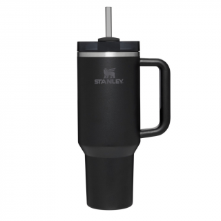 Termohrnček so slamkou STANLEY The Quencher H2.O FlowState™ Tumbler Black Tonal - 1180 ml