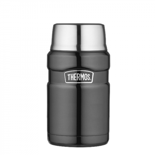 Termoska na jedlo so šálkou Thermos - metalicky sivá 710 ml