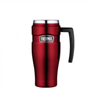 Vodotesný termohrnček s držadlom Thermos - červená 470 ml