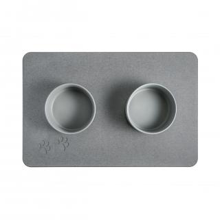 Absorpčná podložka PET 60x39 cm a 2 keramické misky DOGS 15,5x7 cm
