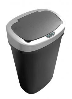 Bezdotykový odpadkový kôš LIGHT plastový oválny senzorový 48 L