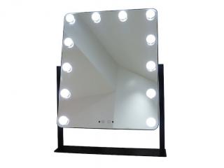 Hollywood zrkadlo s LED žiarovka HZ1 veľké čierné