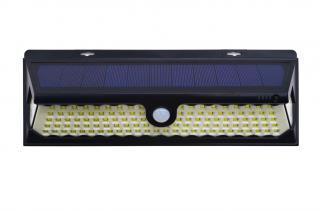 LEDSolar 120 solárne vonkajšie svetlo svietidlo, 120 LED so senzorom, bezdrôtové, 4W, studená            farba