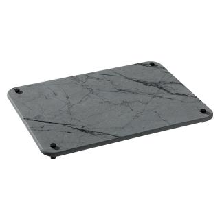 Podložka do kuchyne na servírovanie či sušenie šedý mramor 40x30