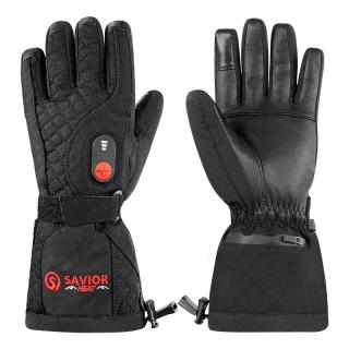 Vyhrievané rukavice Savior Heat dámske čierne veľ. XL