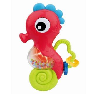 Baby Mix hudobná hračka s hryzátkami - Morský koník