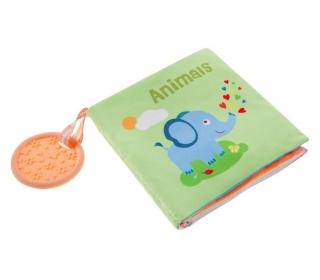 Bocioland mäkká pískacia knižka do kúpeľa - Animals