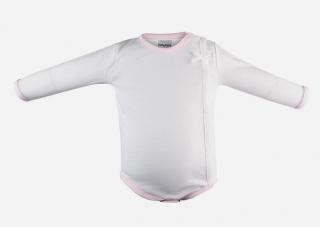 Body bavlnené biele s ružovou Minetti - Emanuela, veľ. 56