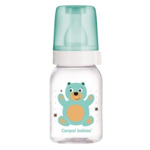 Canpolbabies fľaša s úzkym hrdlom 120 ml - zelená