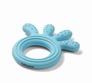 Silikónové ortho hryzatko Baby Ono Octopus modré