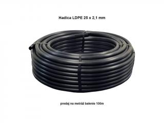 LDPE Hadica 25 x 2,1 mm 6bar
