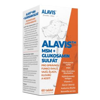 Alavis MSM + Glukosamin sulfát 60 tbl.