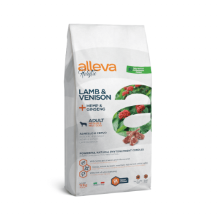 Alleva Holistic Dog Adult Medium & Maxi Lamb & Venison 12 kg